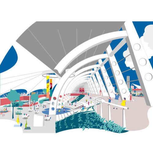 Yokohama International Terminal Concept Sketch
